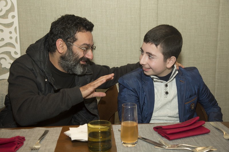 Elie Bitar and his idol, Georges Khabbaz at Kempinski Summerland Hotel & Resort Beirut